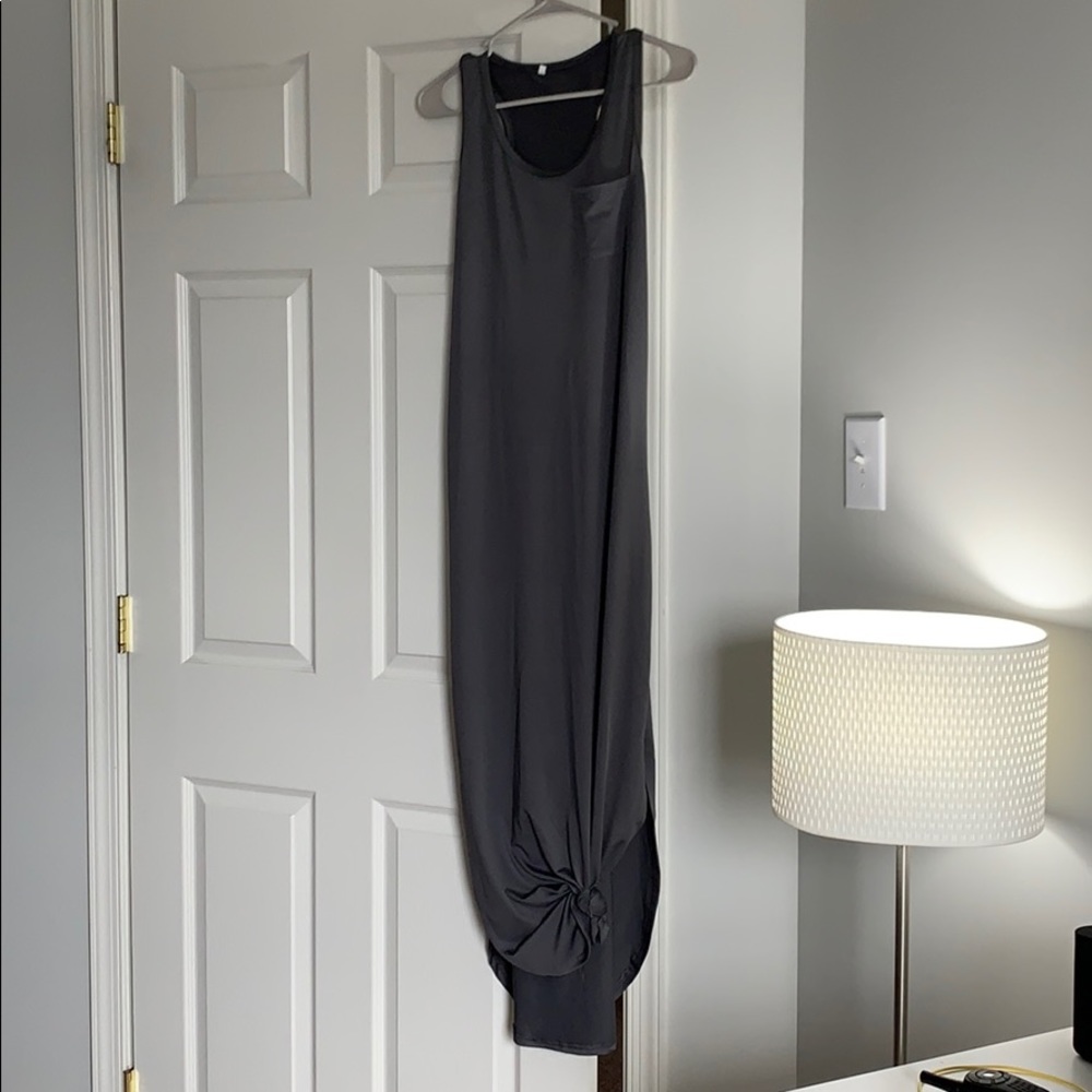 Grey maxi dress